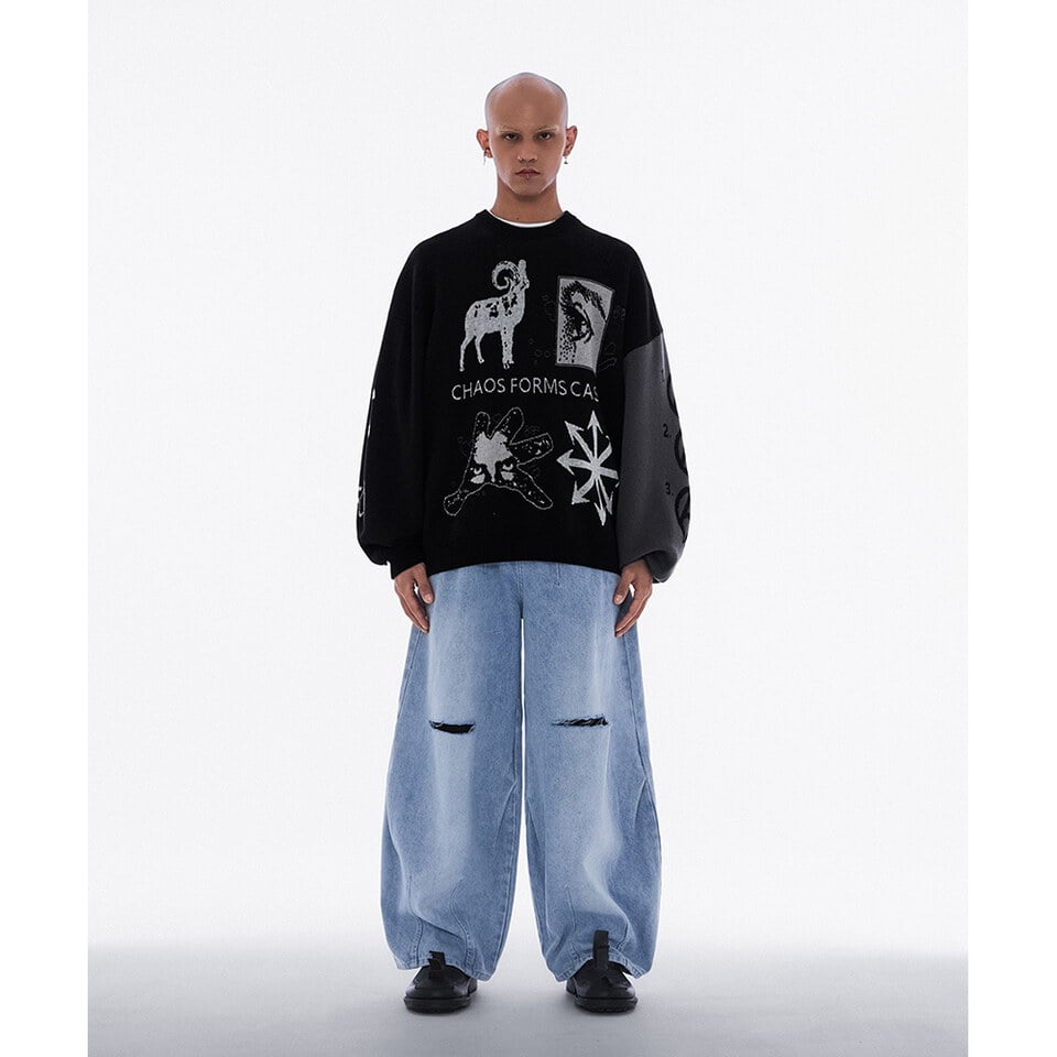 WOS0303-252 針織毛衣 2:50 MIRAGE 5-3X JACQUARD SWEATER