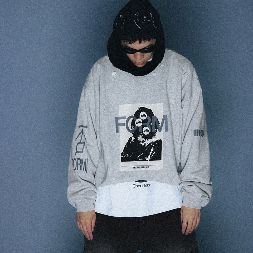 圖像上衣 2 46 MACHINES DMG CREWNECK SWEATER