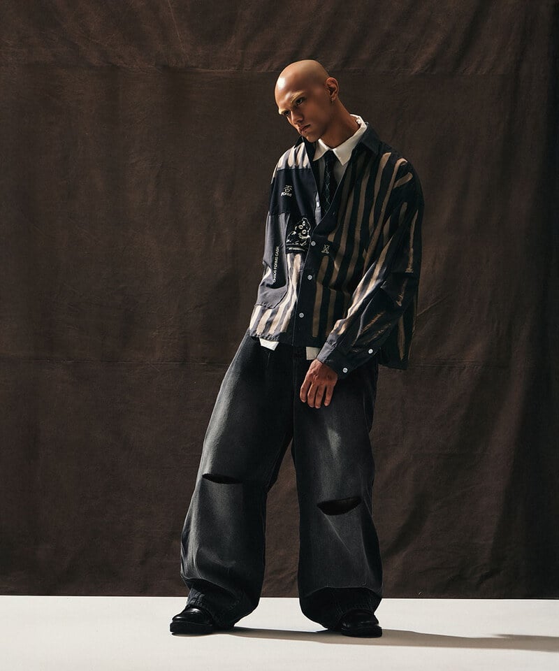 牛仔寬褲 Vampyr  Bondage Wide Denim