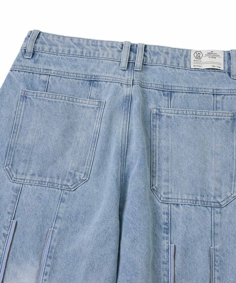 牛仔寬褲 Vampyr  Bondage Wide Denim