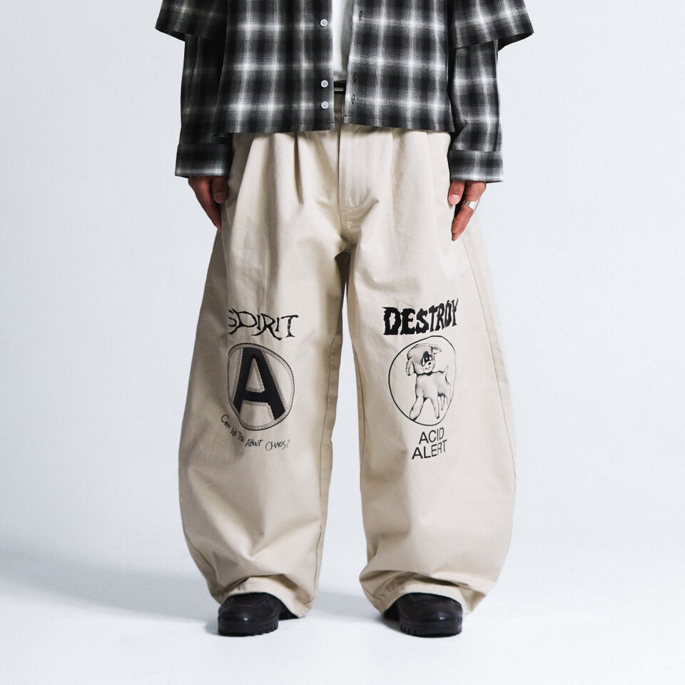 寬鬆長褲 3 58 SHEKU HAKAI BAGGY PANTS