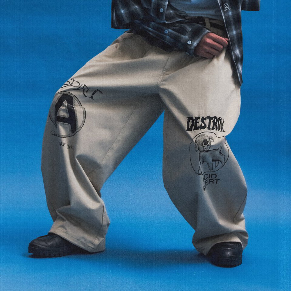 WOS1611-261 寬鬆長褲 3 58 SHEKU HAKAI BAGGY PANTS