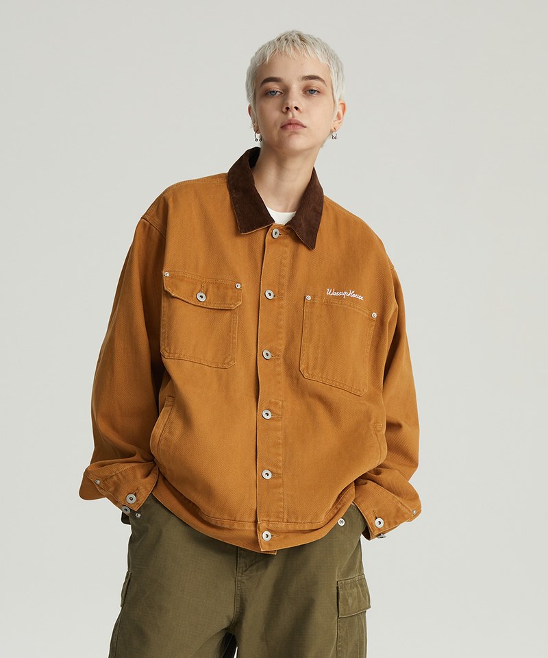 WSP1101-232 水洗做舊工裝夾克 Basic Detroit Jacket