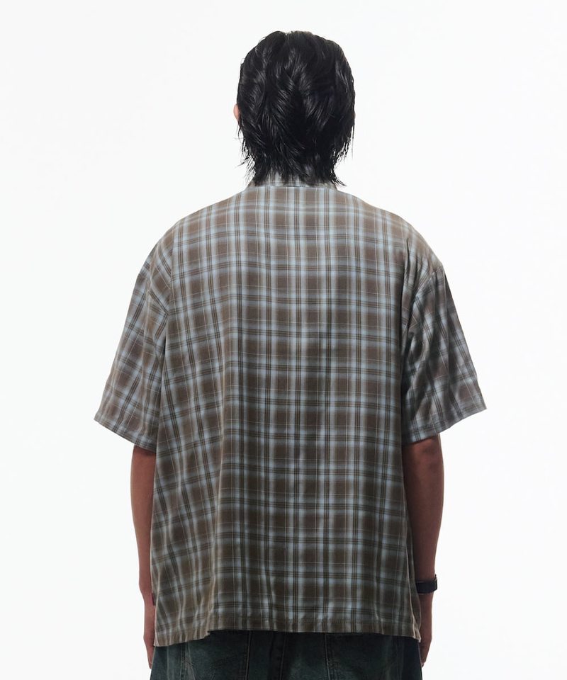 格紋短袖襯衫 Cuban Collar Shirt