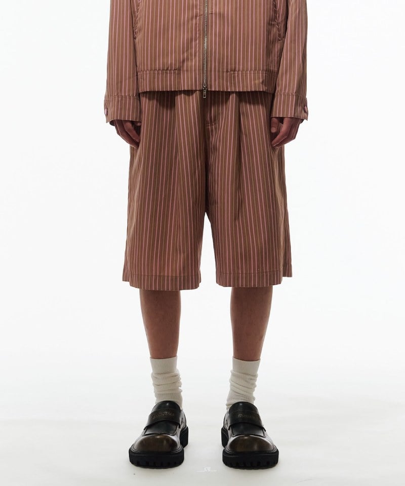 WTNC9905-252 條紋七分褲 Jorts