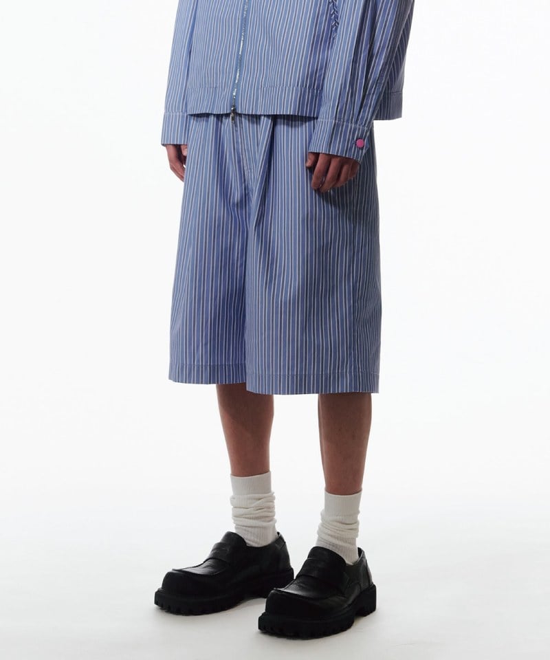 WTNC9905-252 條紋七分褲 Jorts