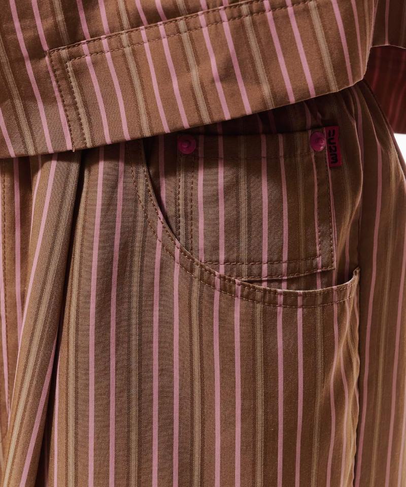 WTNC9905-252 條紋七分褲 Jorts