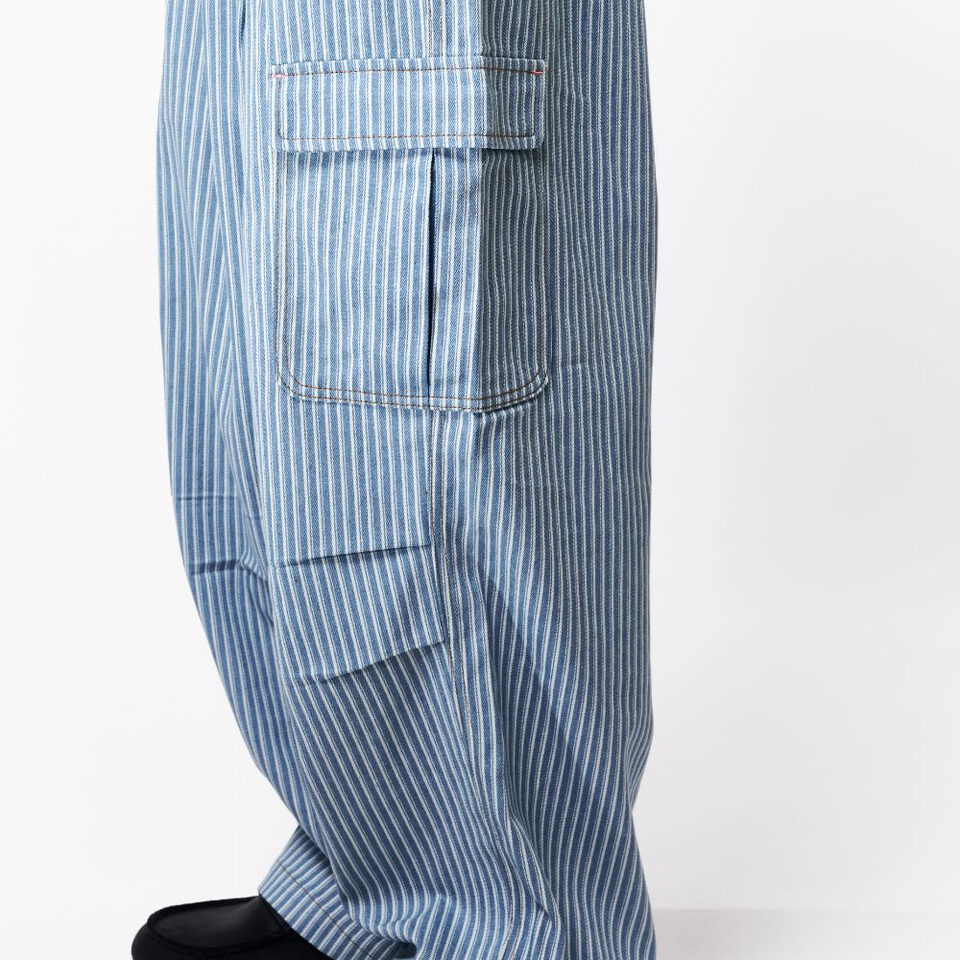 條紋工裝褲 STRIPED CARGO PANTS