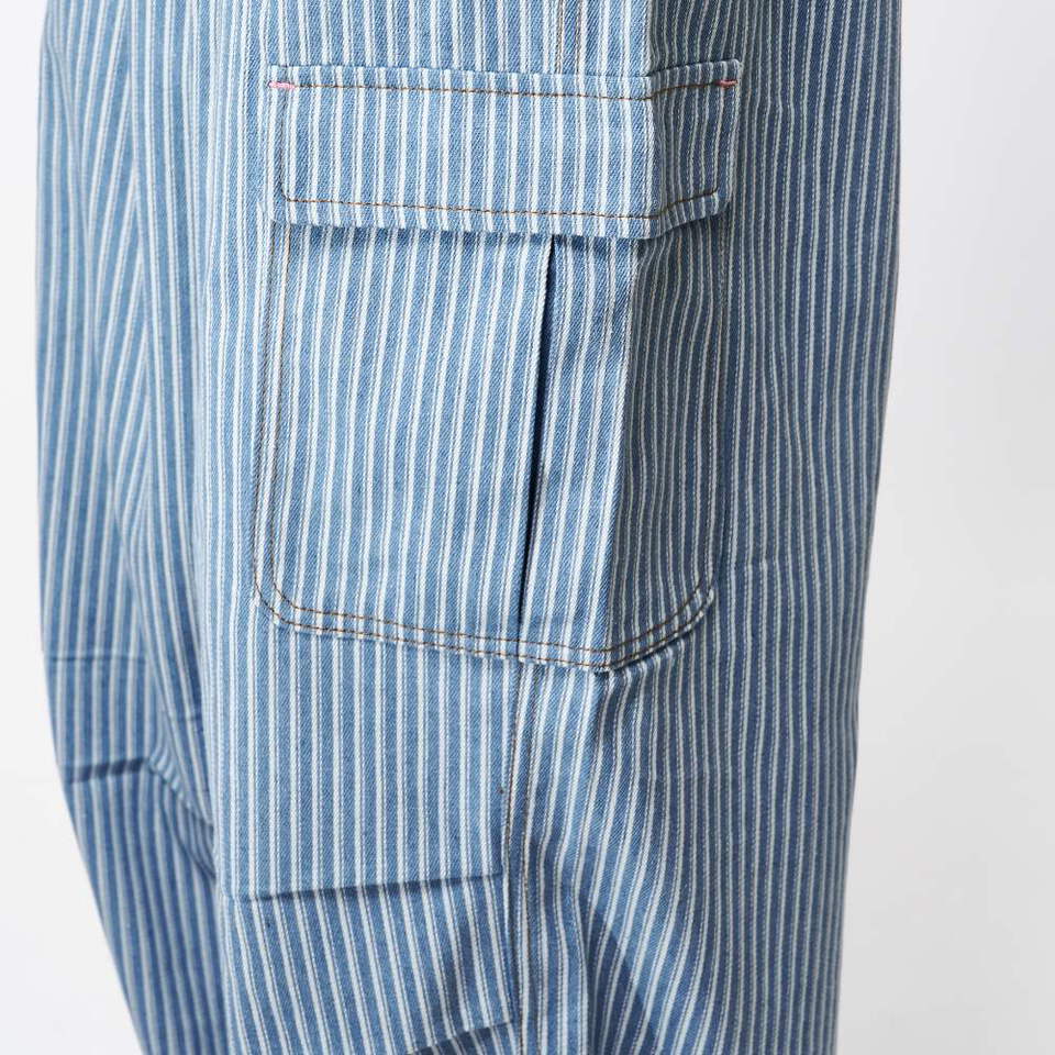 條紋工裝褲 STRIPED CARGO PANTS