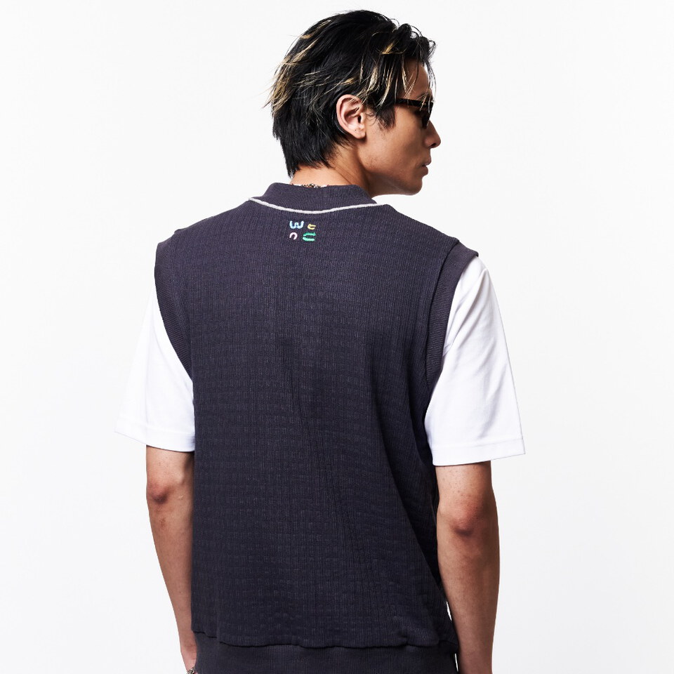 WTNC9947-262 滾邊背心 V NECK VEST