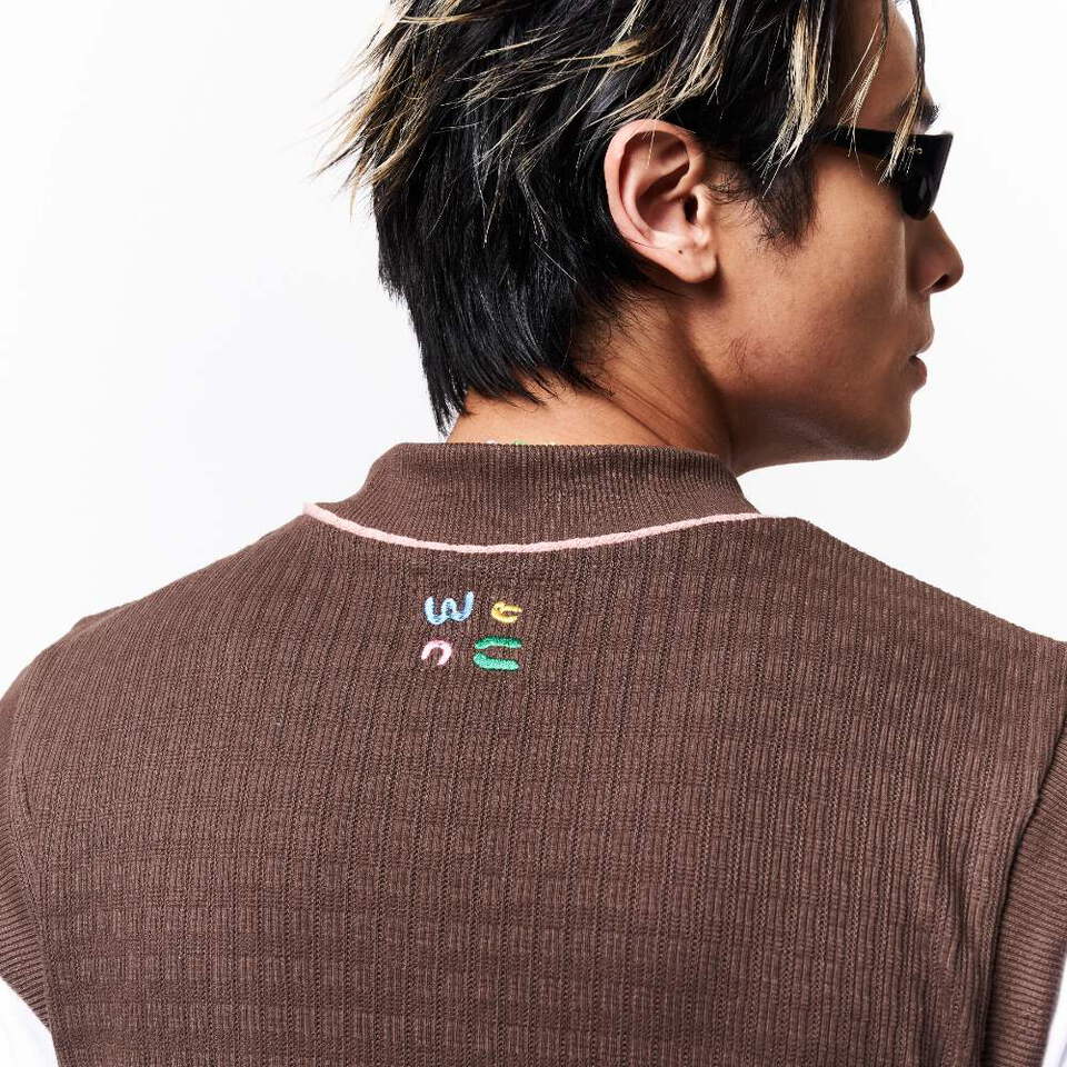 WTNC9947-262 滾邊背心 V NECK VEST