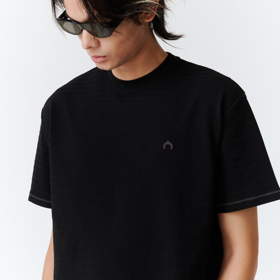 WTNC9955-262 條紋短TEE RIB TEE