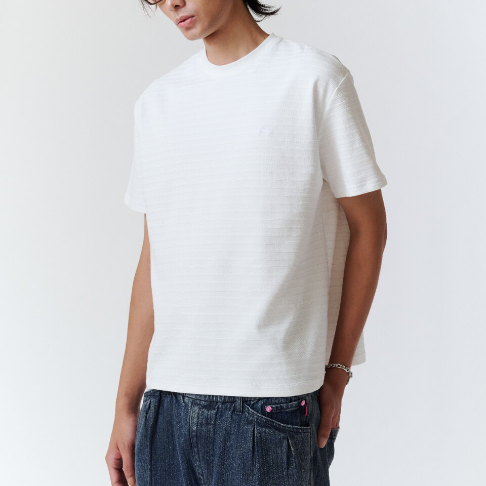 WTNC9955-262 條紋短TEE RIB TEE
