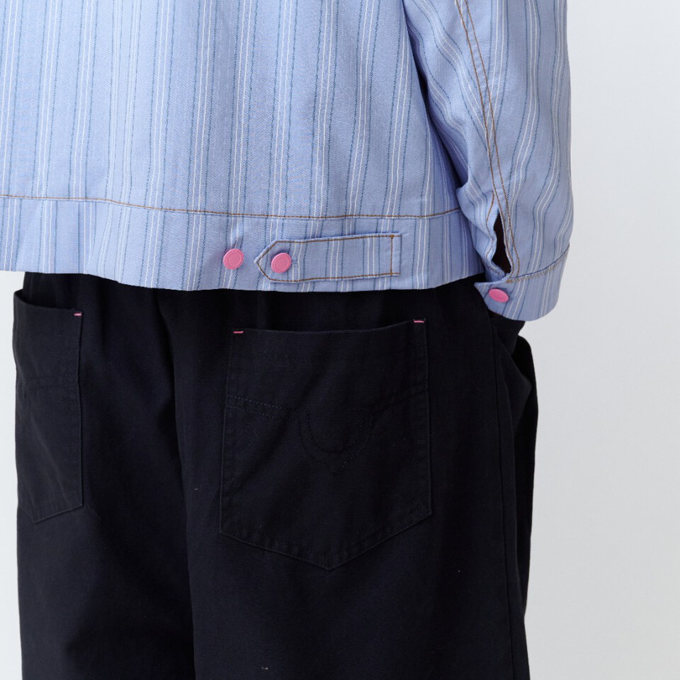 WTNC9957-262 打褶七分褲 WORK JORTS