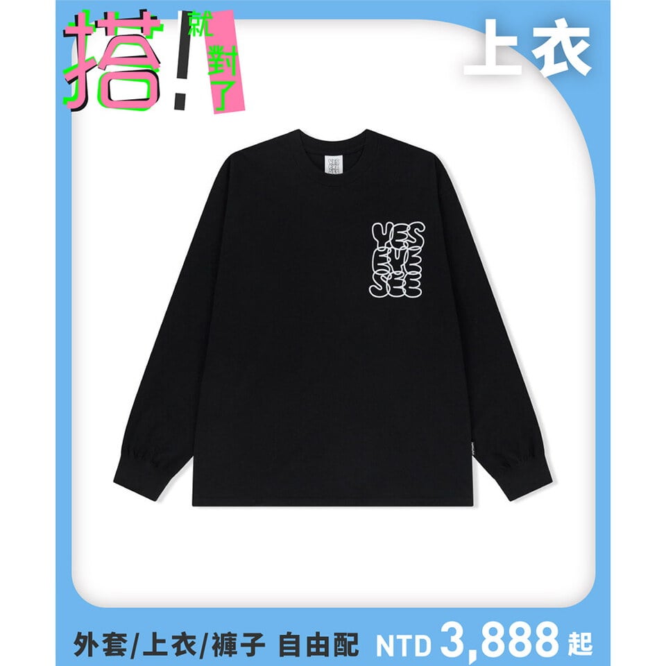 YES0105-252 Logo上衣 C-Logo L/S