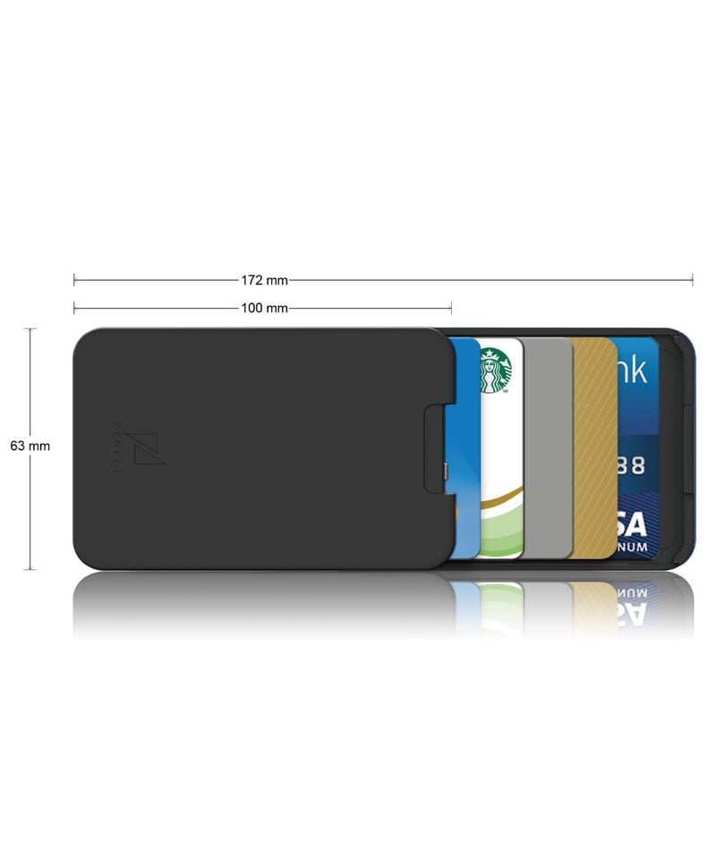 ZLT9908-251 ZENLET 行動錢包-黑＋RFID＋屏蔽卡