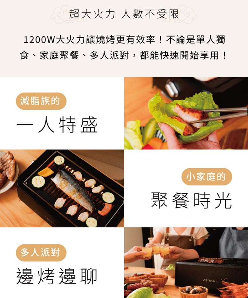 ZENOMI 燒肉碳之郎 遠紅外低煙燒烤盤
