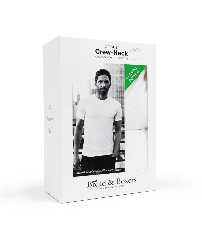 兩件組- Crew-NecK 舒適有機棉男用圓領TEE
