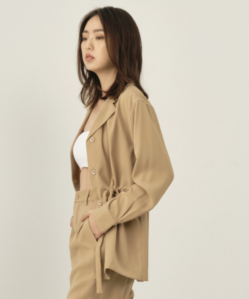 【好著】女款垂墜感綁帶襯衫