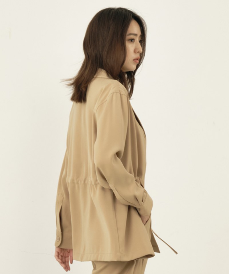 【好著】女款垂墜感綁帶襯衫