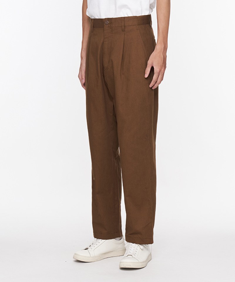 好著-彈性棉質打褶錐形長褲