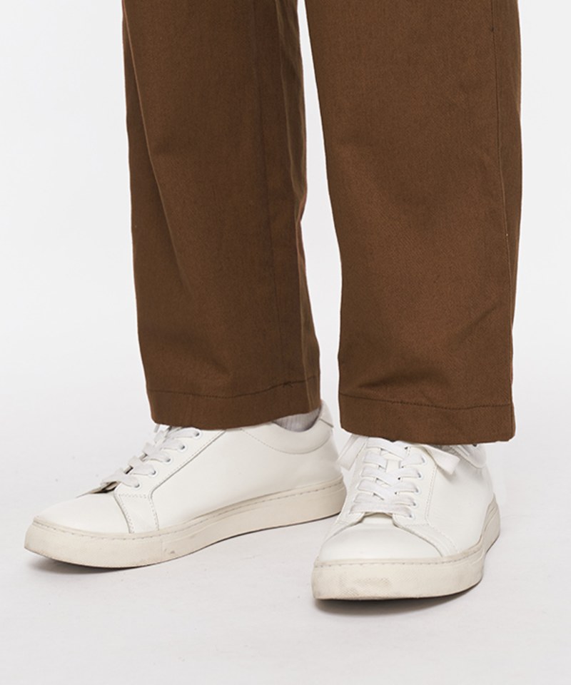 好著-彈性棉質打褶錐形長褲