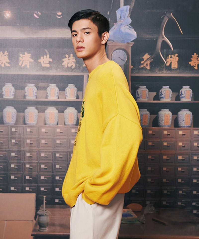 Robin Tang X plain-me保介人蔘復古毛衣