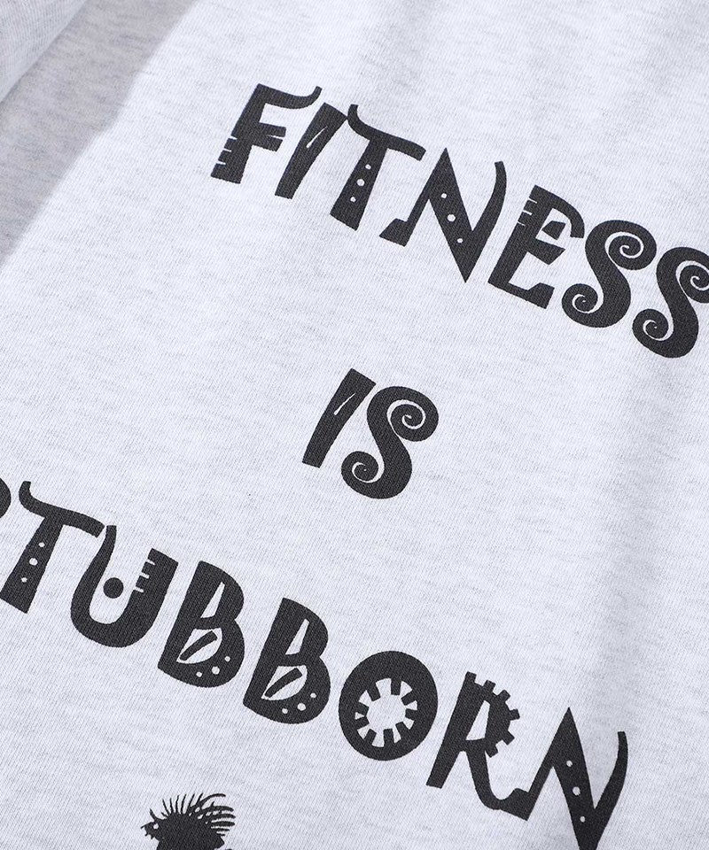 圓領大學Tee Fitness Is Stubborn Sweater