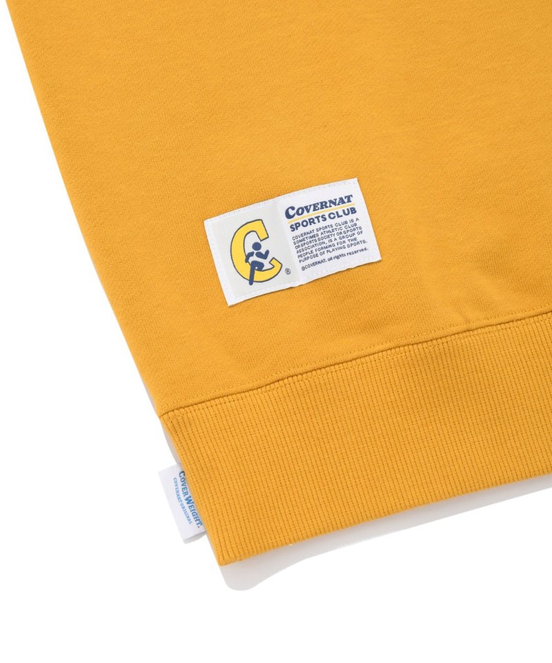 復古風運動風長袖大學Tee SPORTS CLUB COLLEGE SWEATSHIRTS