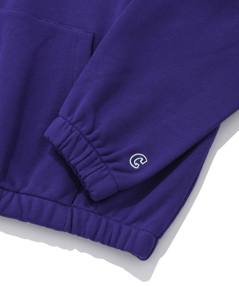 復古運動風帽TEE SPORTS CLUB BUTTON HOODIE