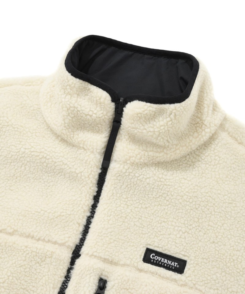 雙面穿高領刷毛外套 REVERSIBLE FLEECE ZIP-UP JACKET