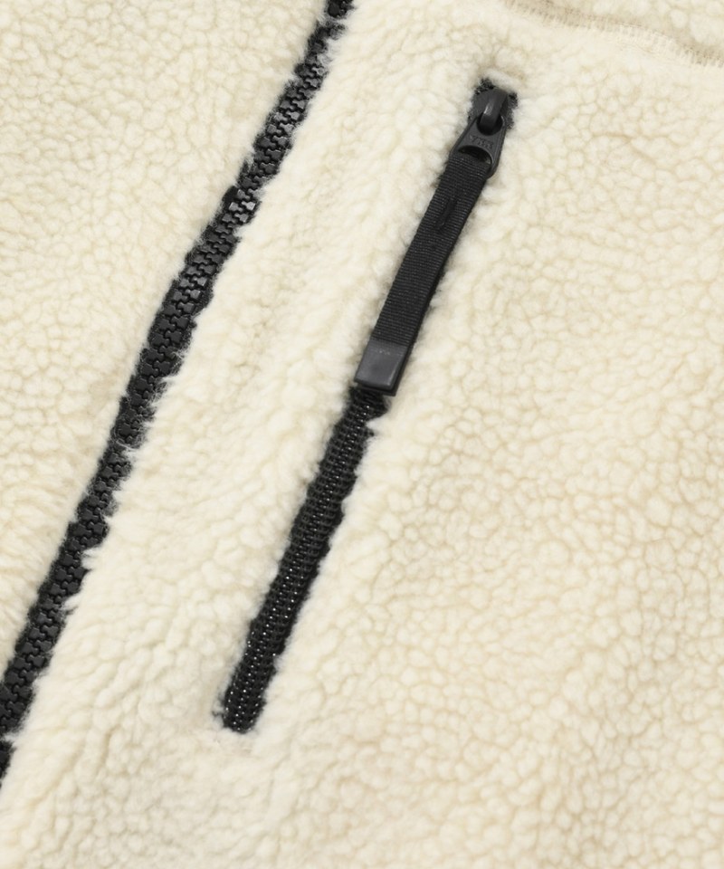雙面穿高領刷毛外套 REVERSIBLE FLEECE ZIP-UP JACKET