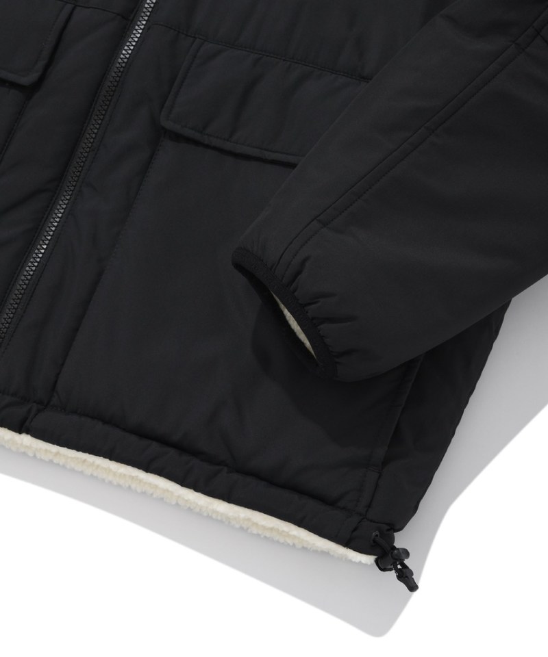 雙面穿高領刷毛外套 REVERSIBLE FLEECE ZIP-UP JACKET