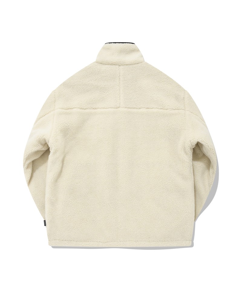 雙面穿高領刷毛外套 REVERSIBLE FLEECE ZIP-UP JACKET