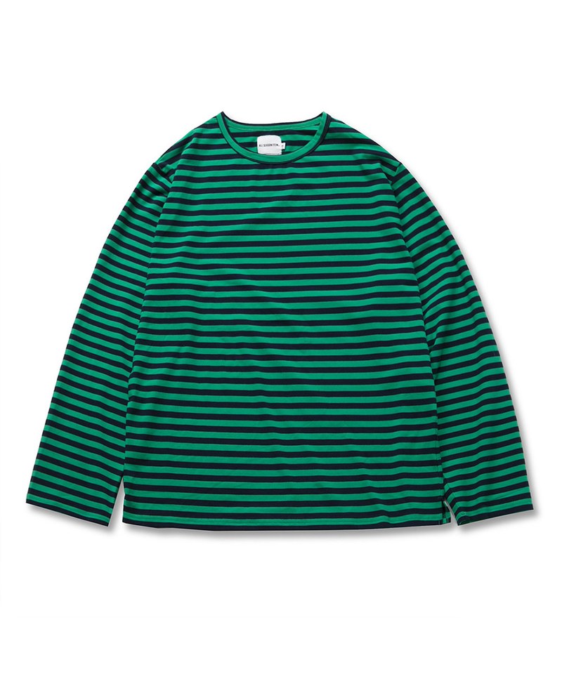 條紋長袖TEE LAYERING STRIPE T-SHIRT-ALL SEASON
