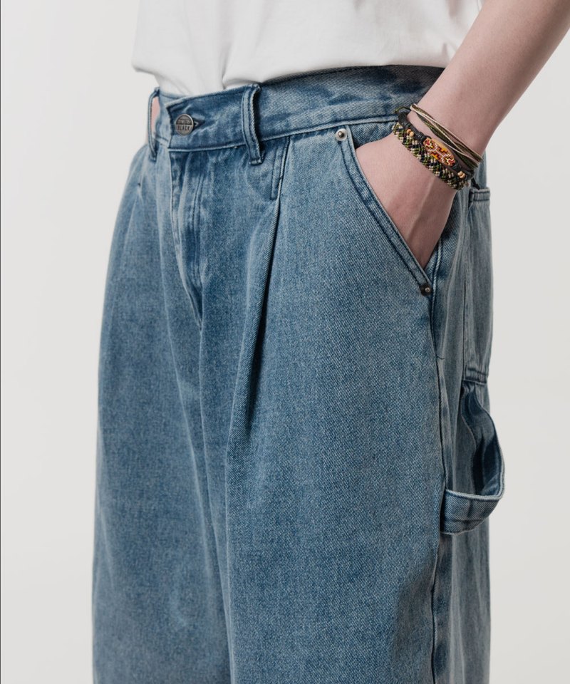 水洗百慕達短褲 BIO WASHING BERMUDA CARPENDER PANTS