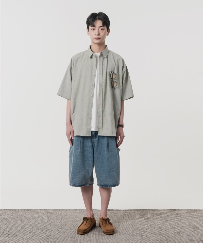 水洗百慕達短褲 BIO WASHING BERMUDA CARPENDER PANTS