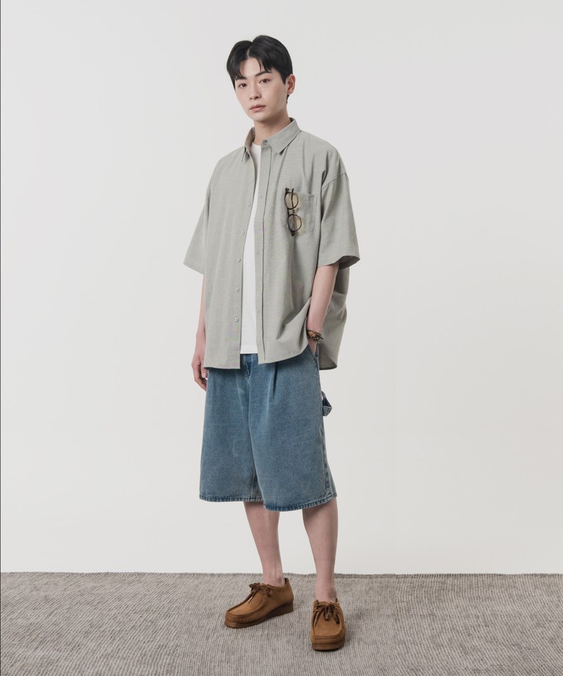 水洗百慕達短褲 BIO WASHING BERMUDA CARPENDER PANTS