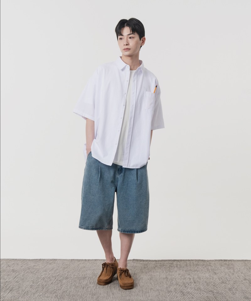水洗百慕達短褲 BIO WASHING BERMUDA CARPENDER PANTS