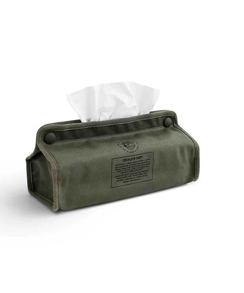 Mix Badger Waxed Canvas Tissue Cover 米斯獾上蠟帆布紙巾套