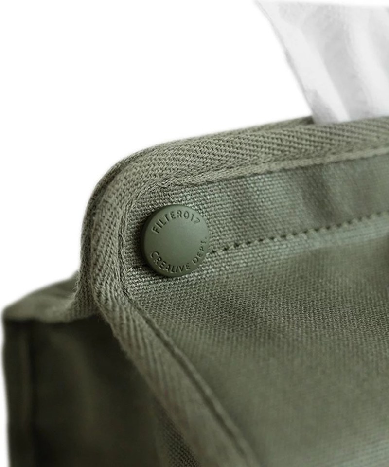 Mix Badger Waxed Canvas Tissue Cover 米斯獾上蠟帆布紙巾套