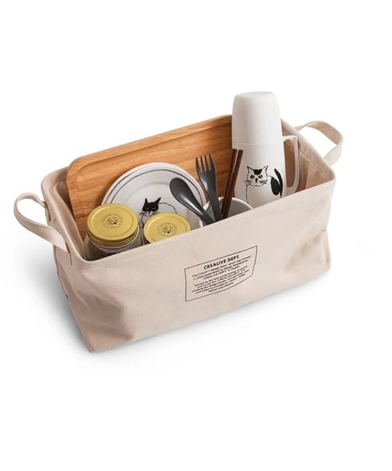 Canvas Storage Basket 帆布置物籃