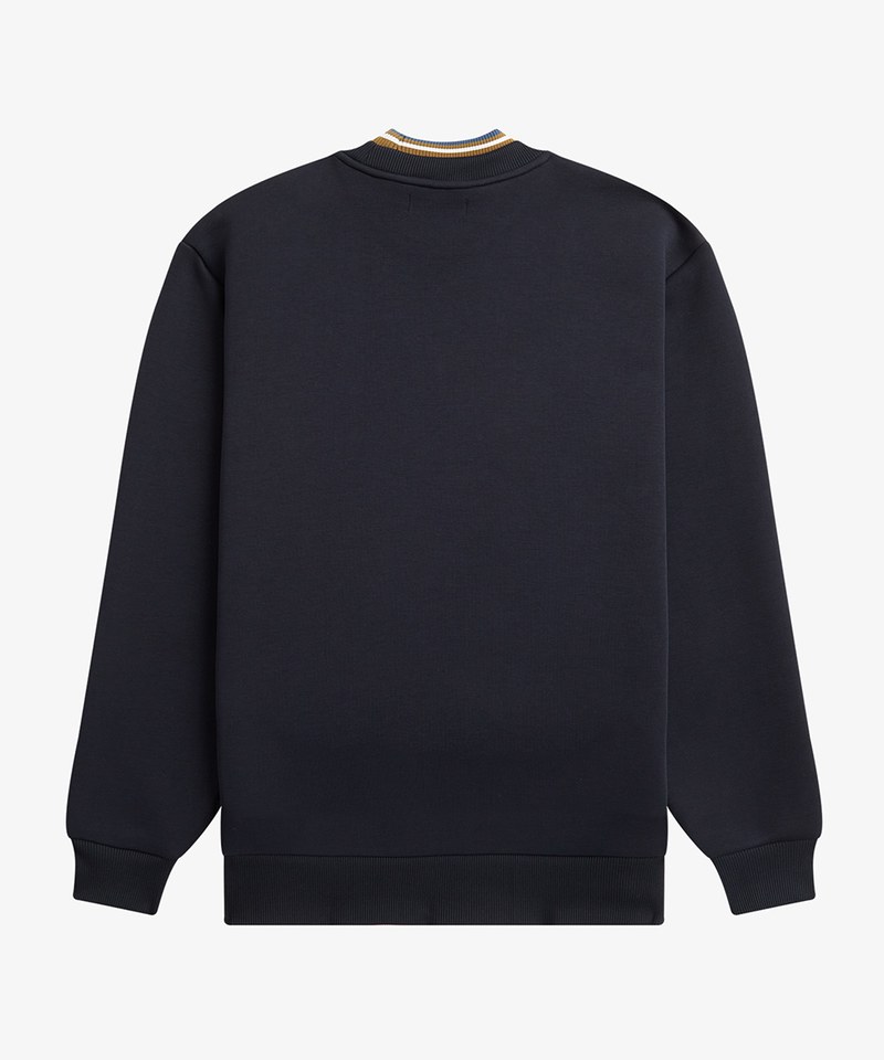 M4632 KNITTED RIB SWEATSHIRT 針織羅紋領口長袖上衣