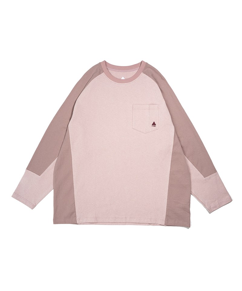 拼接長TEE PANEL L／S TEE