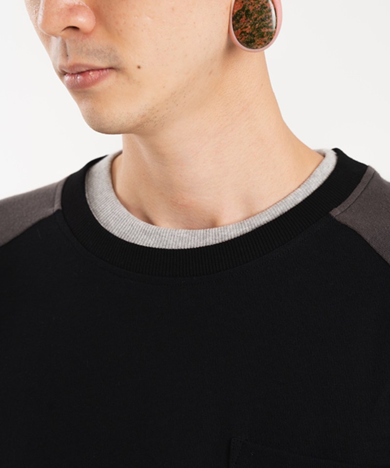 拼接長TEE PANEL L／S TEE