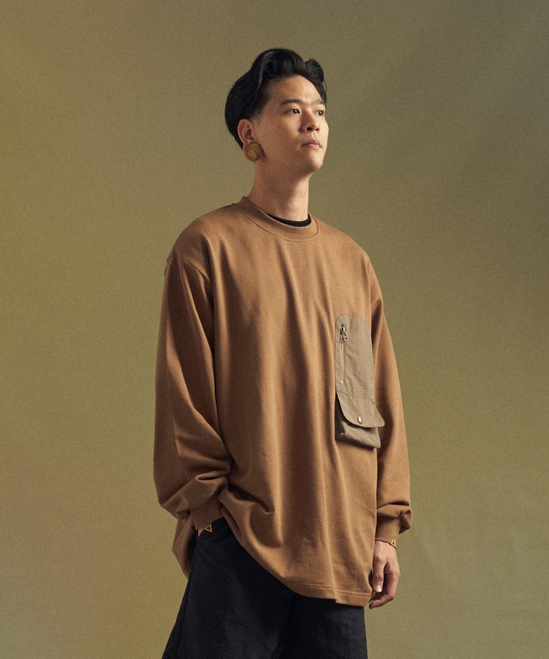 口袋長TEE Ripstop Pocket Lite Sweater