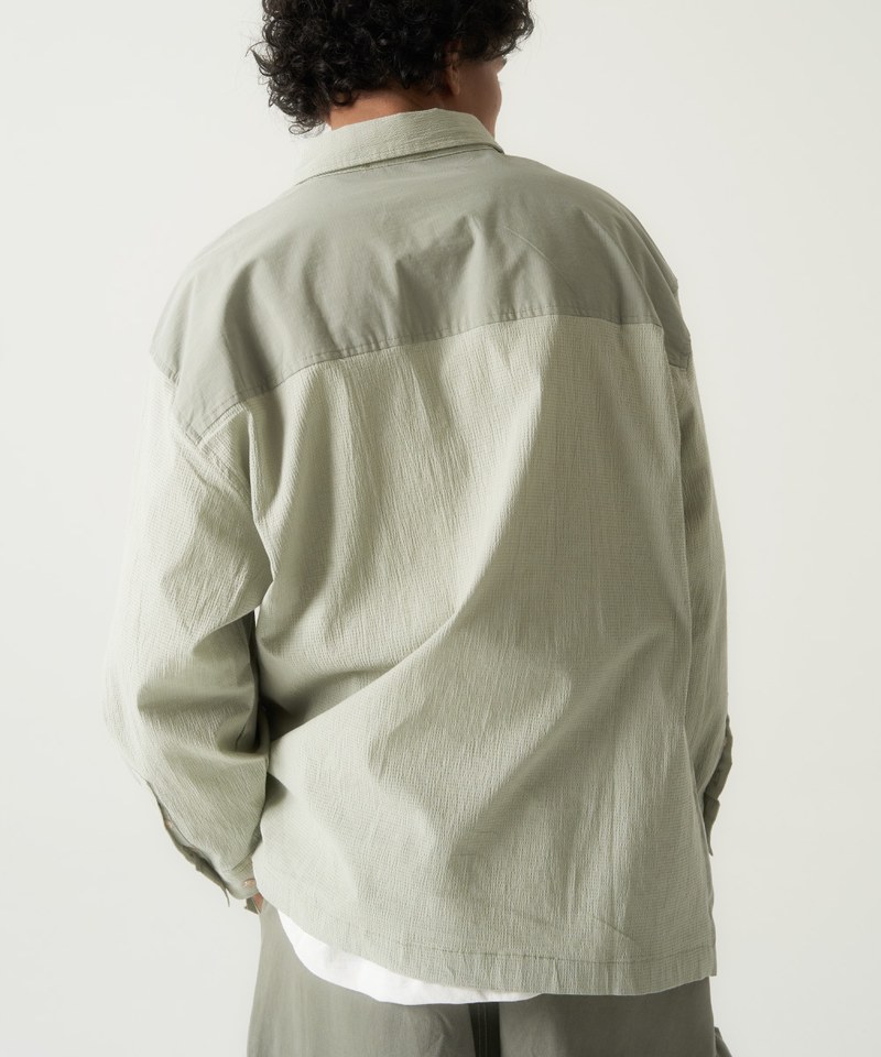 拚色口袋襯衫 Fancy Shirt