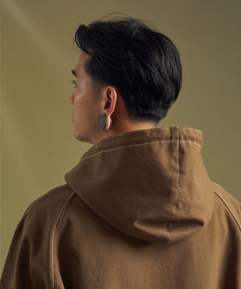 水洗連帽外套 Washed Canvas Hooded Jacket