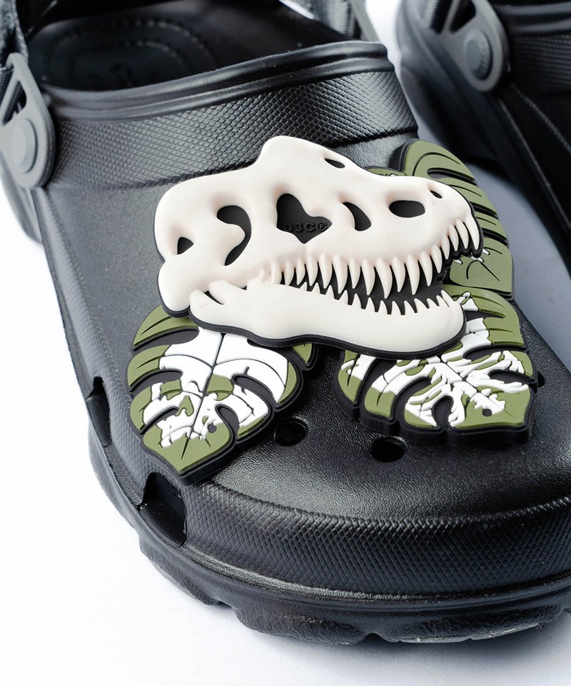 恐龍鞋扣 一組兩入 Bone On Feet Jibbitz