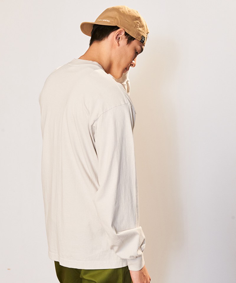 圖案長袖TEE ALL PURPOSE LOGO L/S TEE